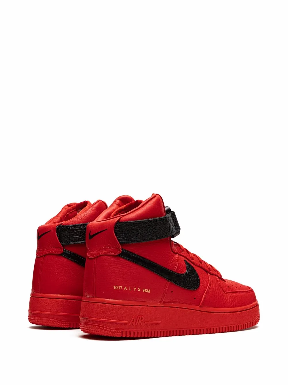 фото Nike кроссовки air force 1 high 1017 alyx 9sm red black из коллаборации с alyx