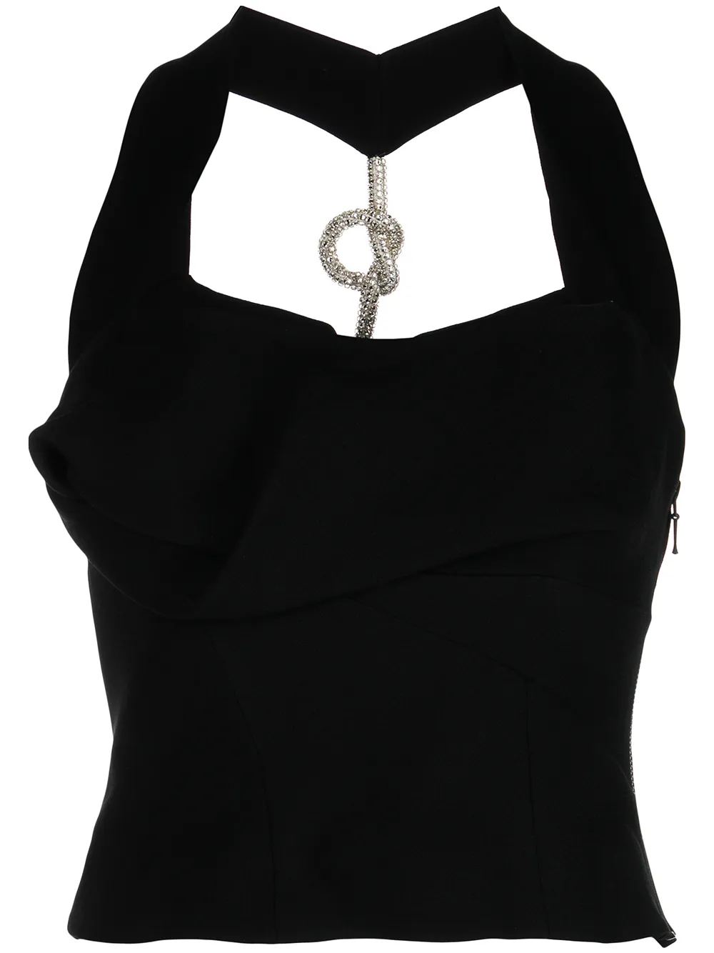 

Rachel Gilbert top Blaise corto - Negro