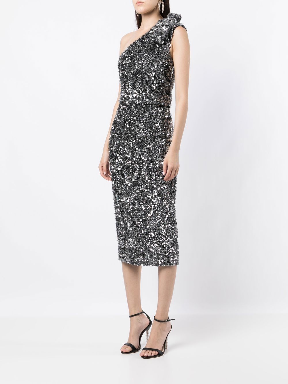 Rachel Gilbert Kara Sequin-embellished Midi Dress - Farfetch