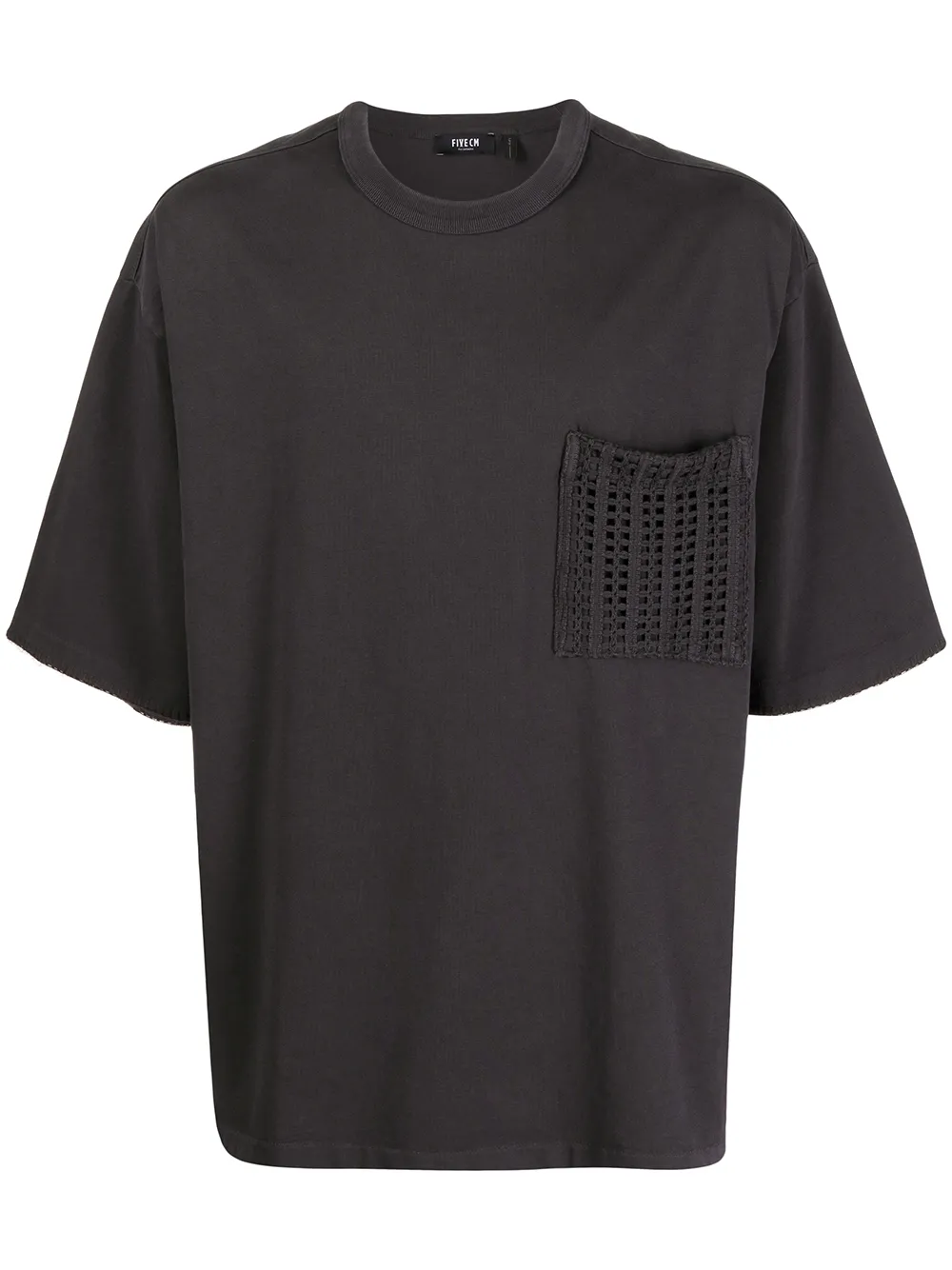 

FIVE CM pocket-detail short-sleeved T-shirt - Black