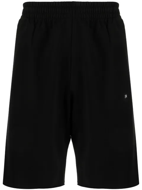Off-White Wave Diag-print track shorts