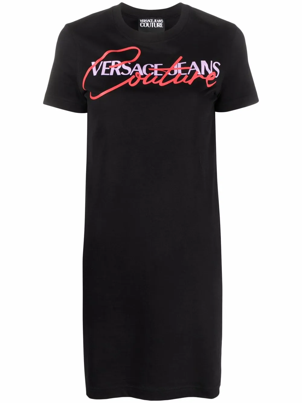 

Versace Jeans Couture playera manga corta con logo estampado - Negro