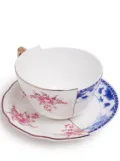 Seletti Hybrid Zenobia teacup with saucer - White