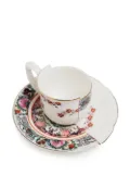 Seletti Hybrid Tamara coffee cup with saucer - White