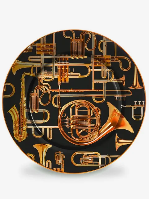 Seletti Trumpets dinner plate