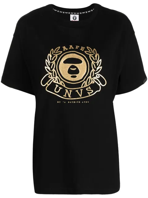 AAPE BY *A BATHING APE® logo-print short-sleeved T-shirt