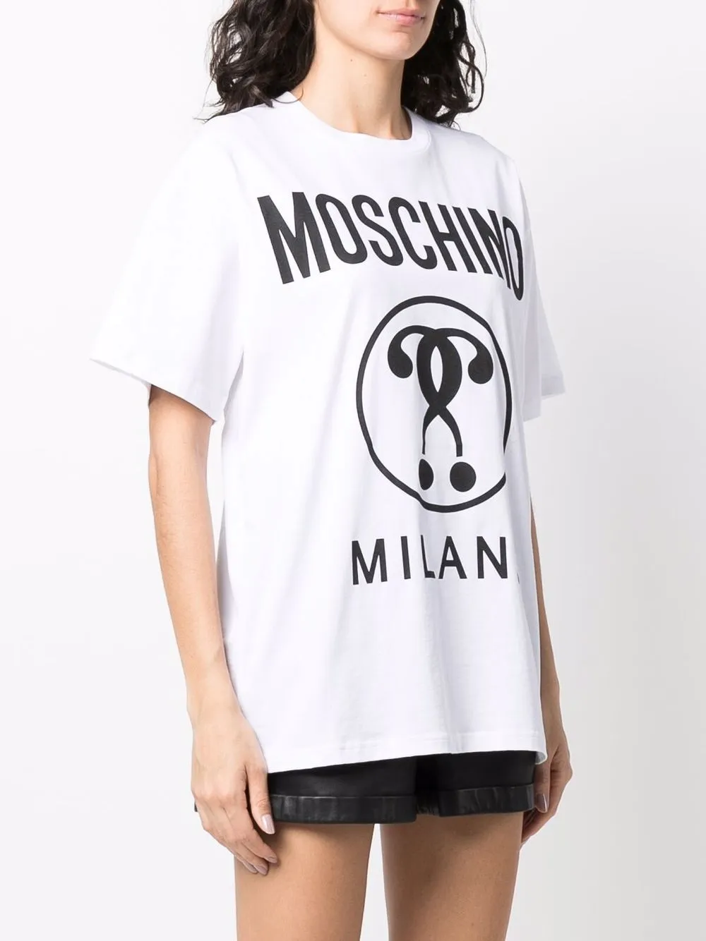 фото Moschino футболка с логотипом