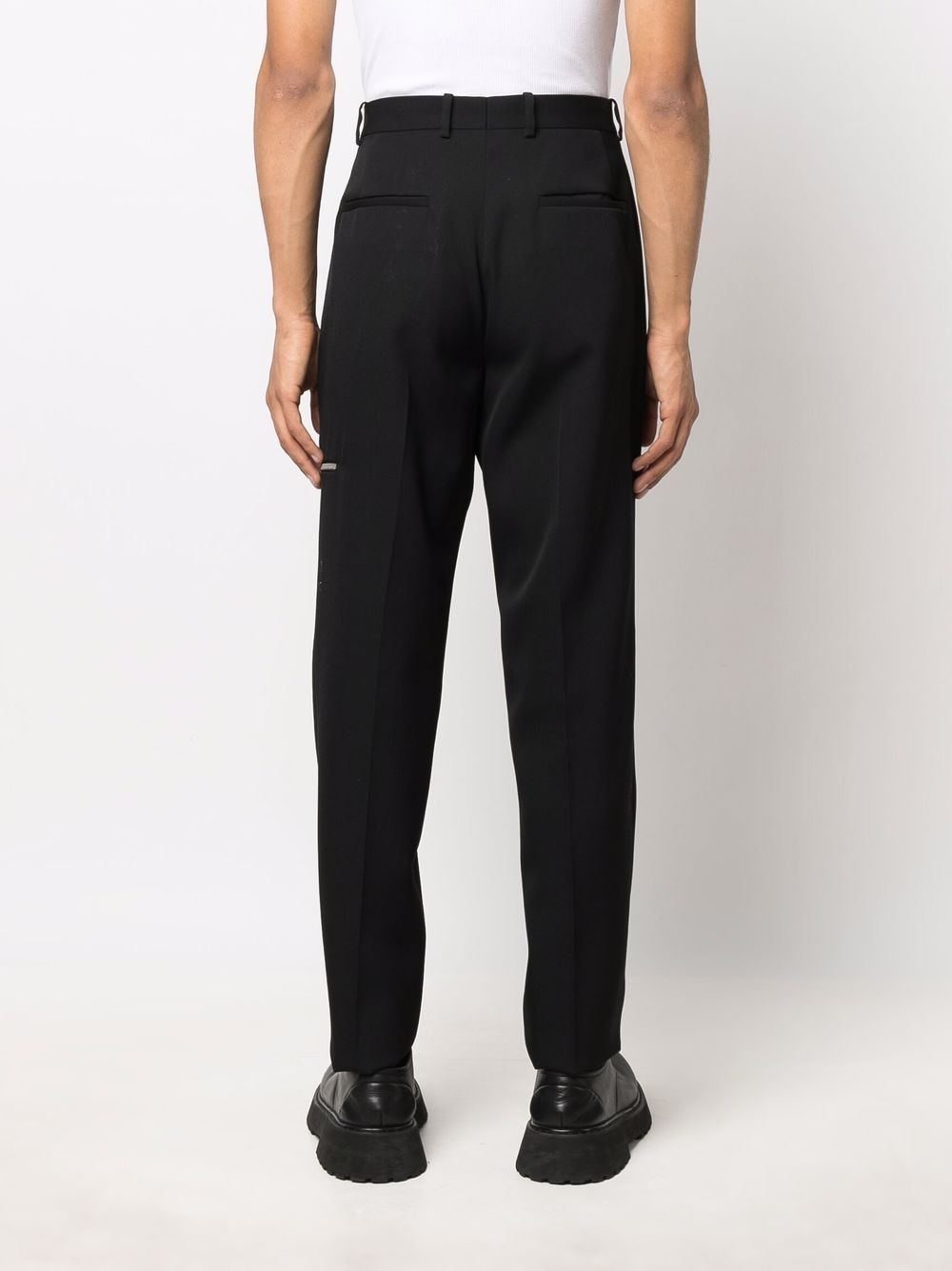 Jil Sander zip-pocket Tailored Wool Trousers - Farfetch