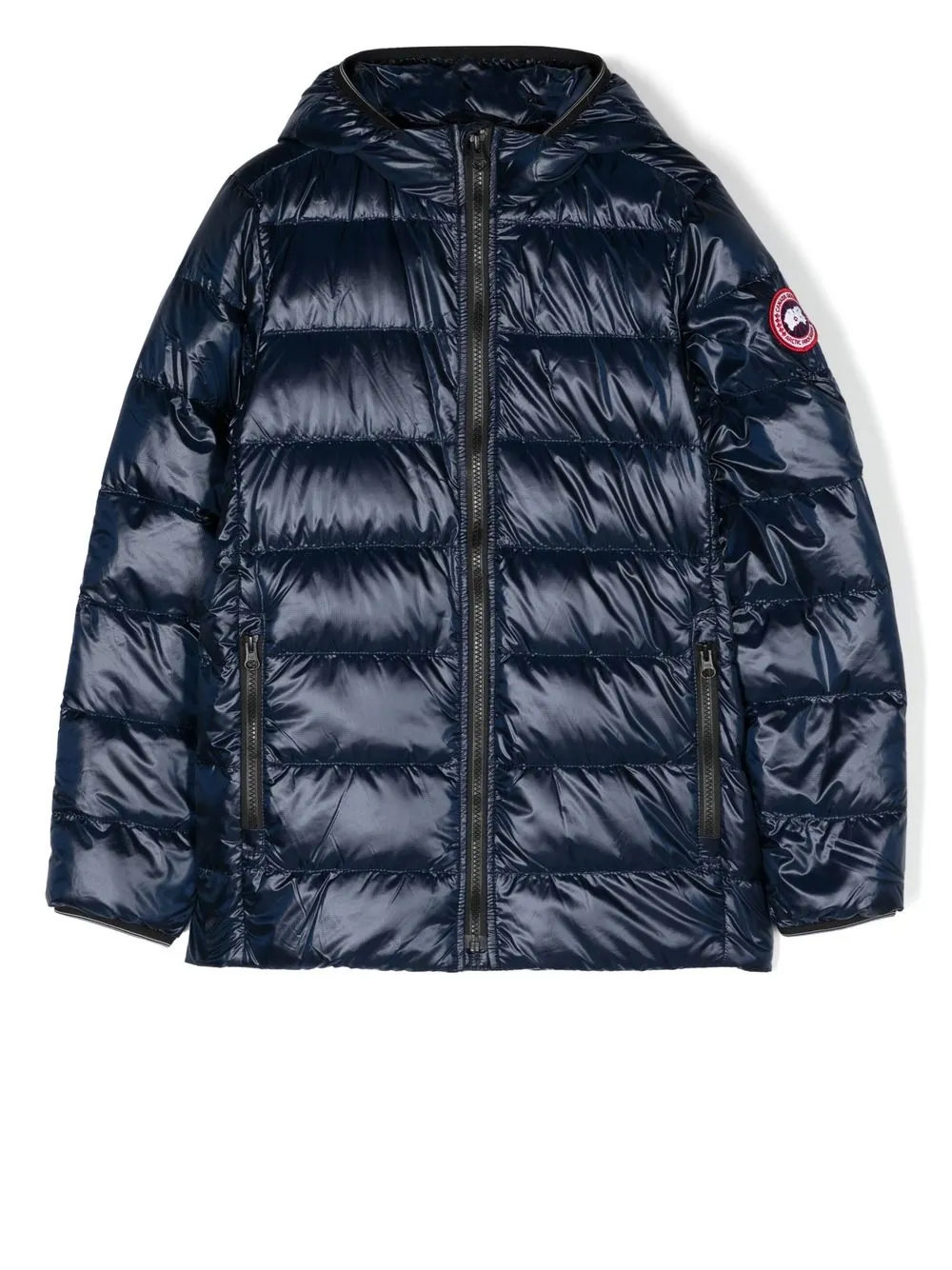 Canada Goose Kids' Logo-patch Padded Jacket In Blue