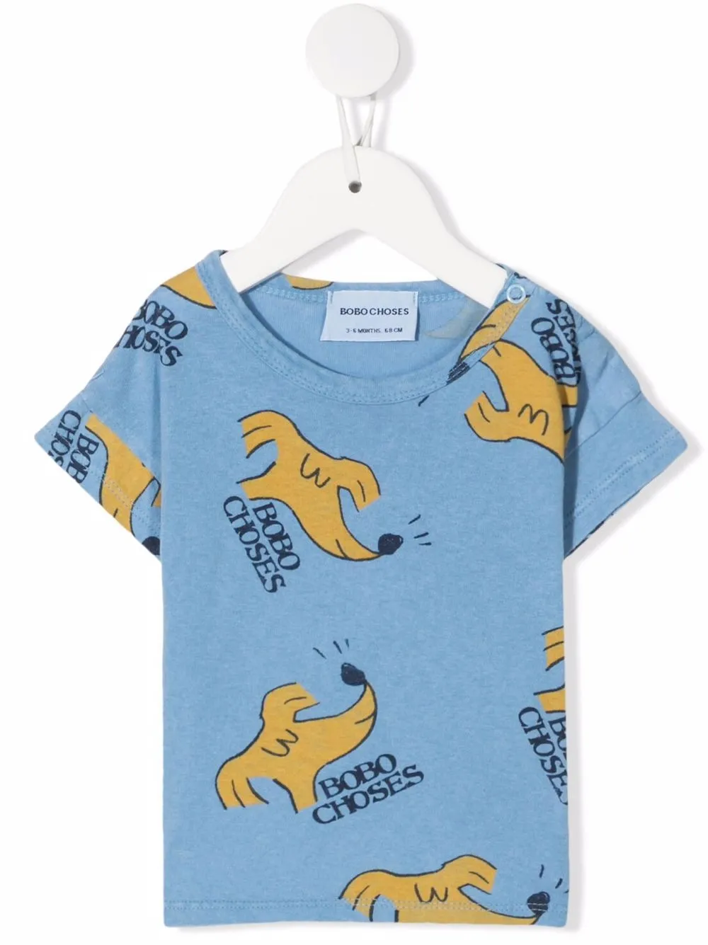 

Bobo Choses logo-print short-sleeve T-shirt - Blue