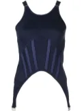 Dion Lee corset tank top - Blue