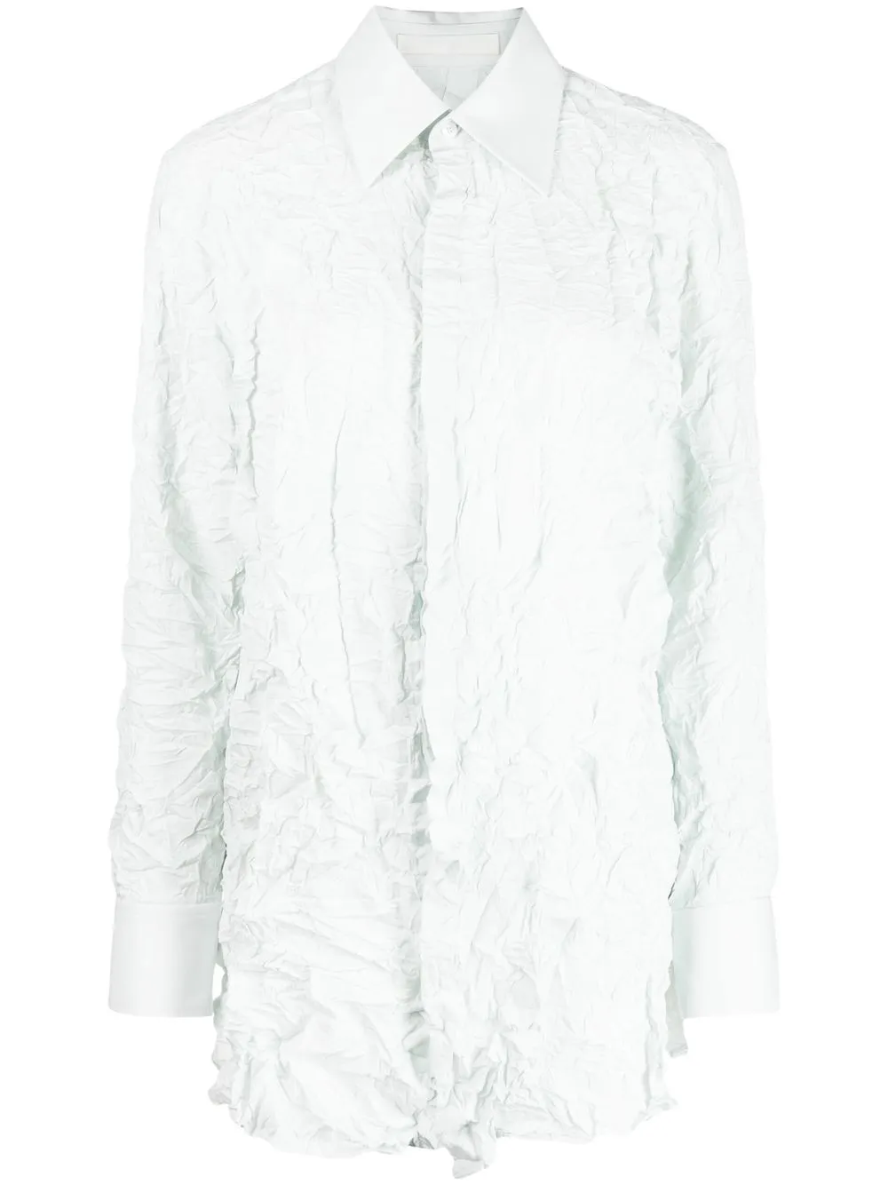 

Dion Lee crinkle-effect shirt - Blue