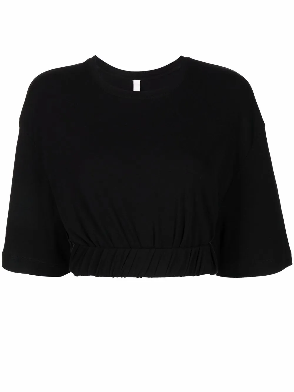 

Dion Lee playera corta con dobladillo vuelto - Negro