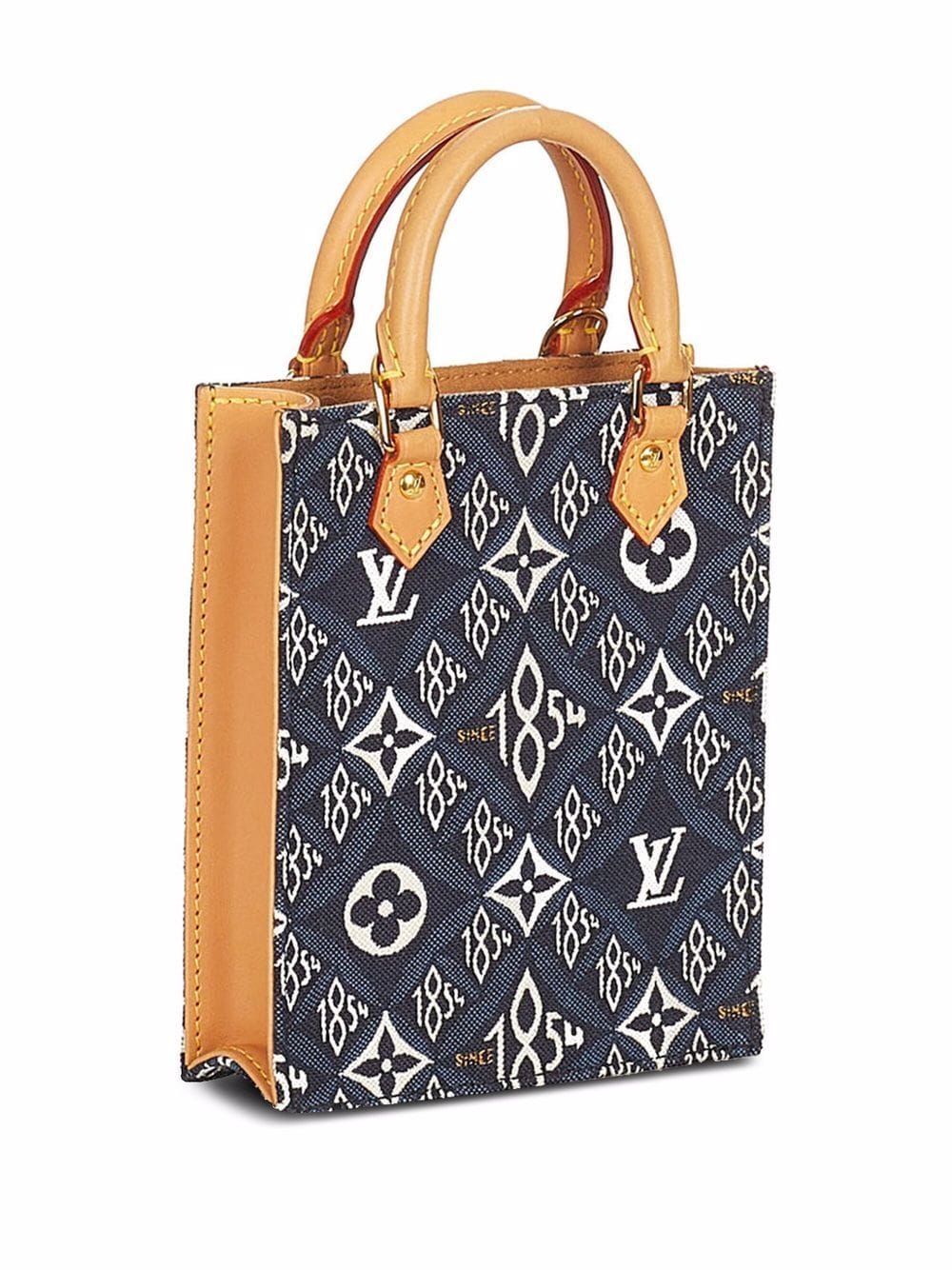 фото Louis vuitton сумка petit sac plat 1854 pre-owned с монограммой