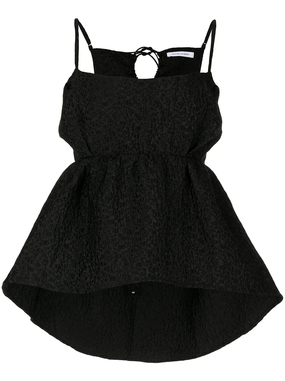 

Rachel Gilbert blusa Theo con peplum - Negro