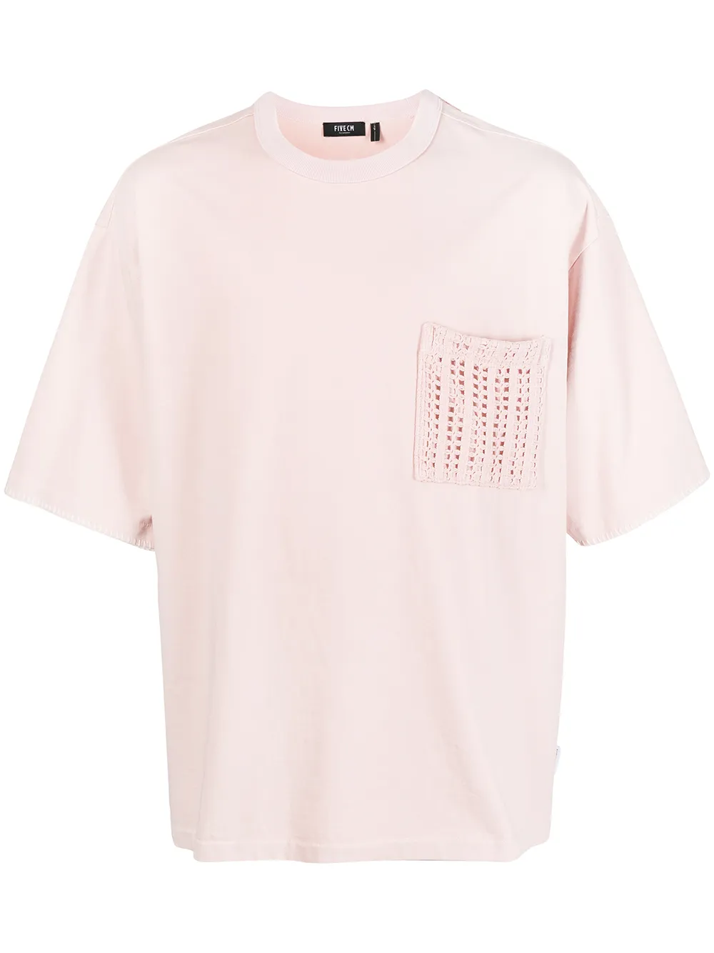 

FIVE CM playera con detalle de bolsillo - Rosado