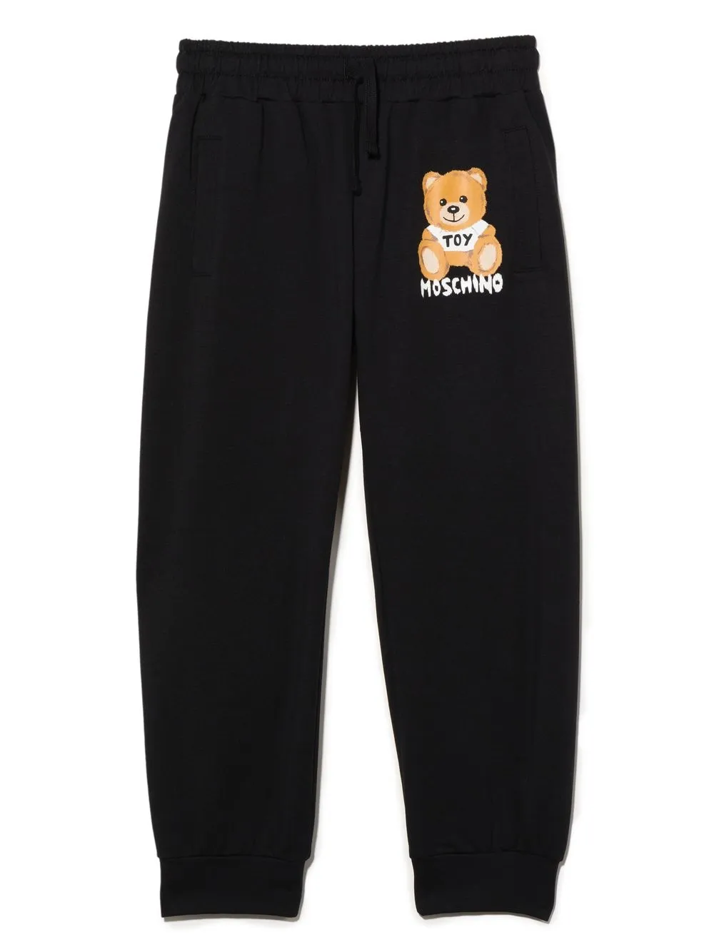 

Moschino Kids Teddy-motif track pants - Black