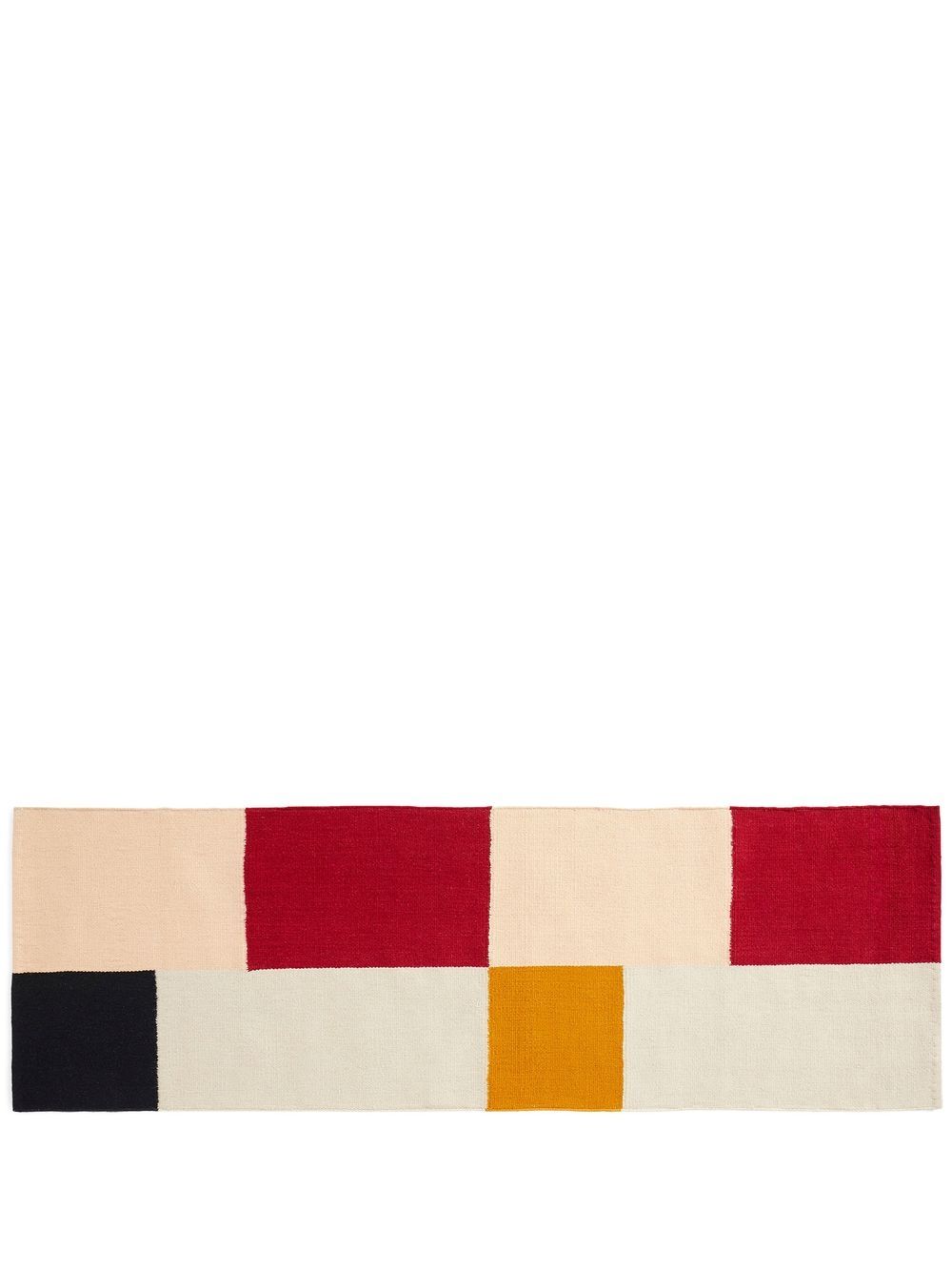 

HAY Flat Works wool cotton rug - Neutrals