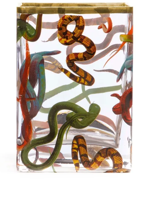 Seletti Snakes small glass vase