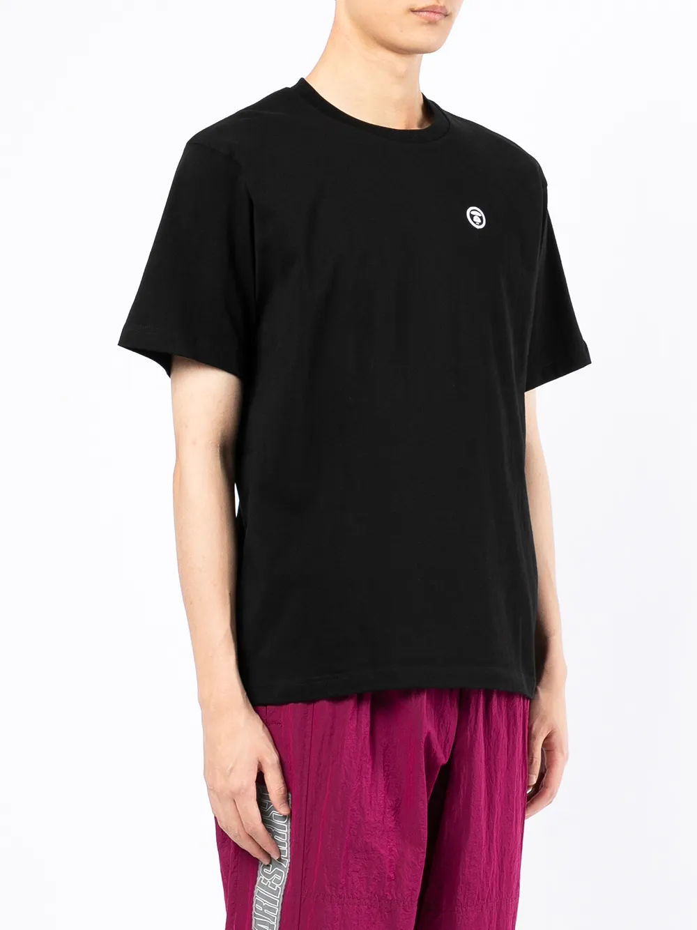 фото Aape by *a bathing ape® logo-patch short-sleeved t-shirt