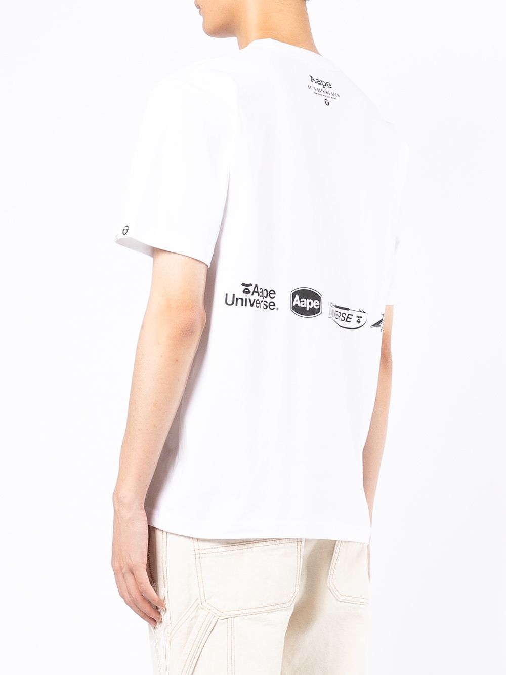 фото Aape by *a bathing ape® graphic-print short-sleeved t-shirt