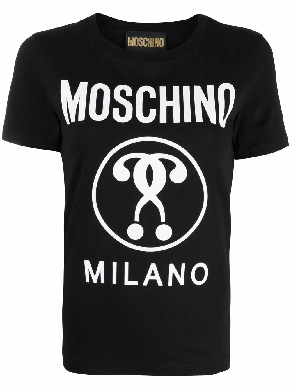 Moschino футболка с принтом Double Question Mark