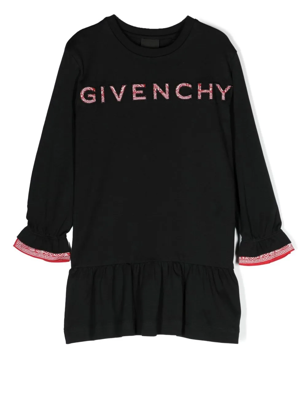 Givenchy Kids logo-print smock dress | Black | Image 1