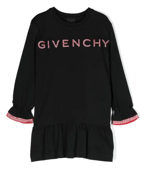Givenchy Kids logo-print smock dress