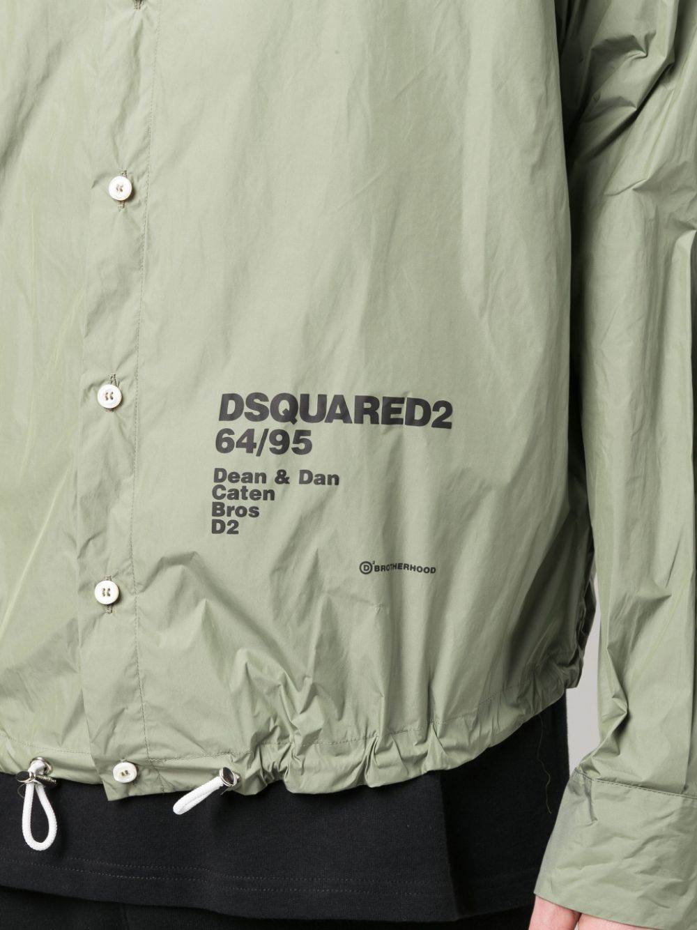 фото Dsquared2 рубашка 64/95 trench coat с логотипом