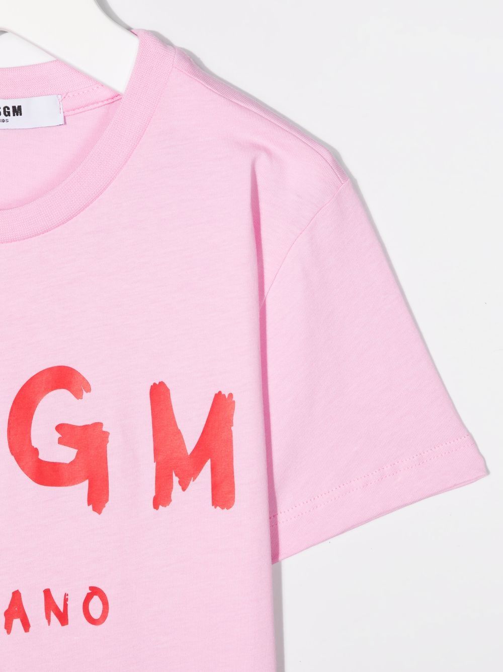 фото Msgm kids футболка с логотипом