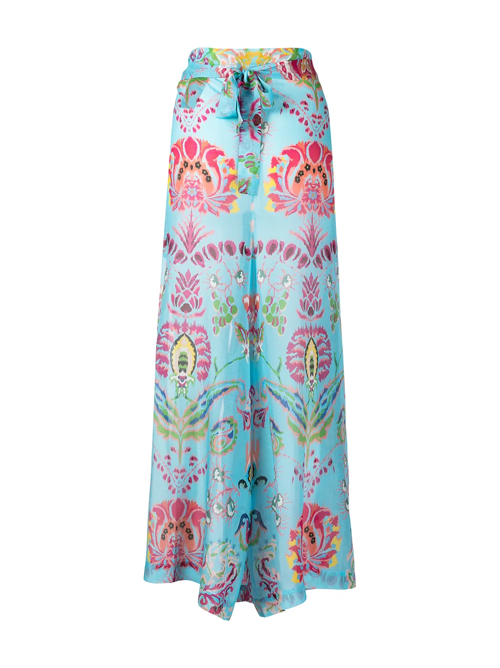 ETRO Broek met bloemenprint - Blauw