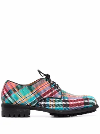 Plaid on sale oxford shoes