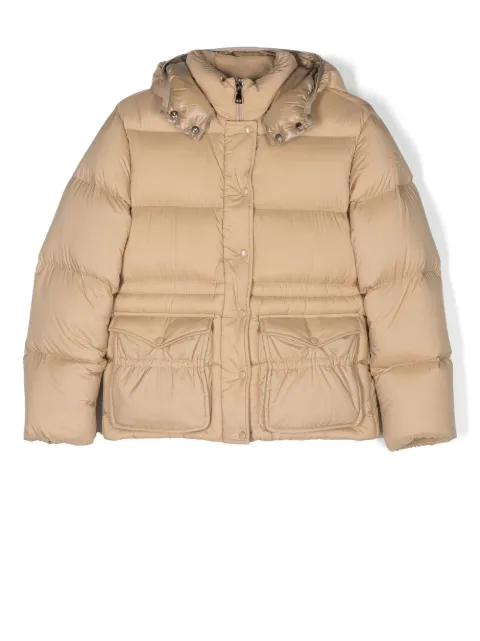 Moncler Enfant 填充设计连帽夹克
