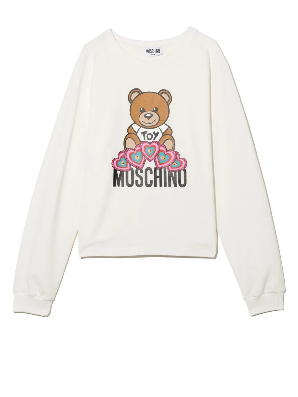 

Moschino Kids sudadera con estampado Teddy Bear - Blanco