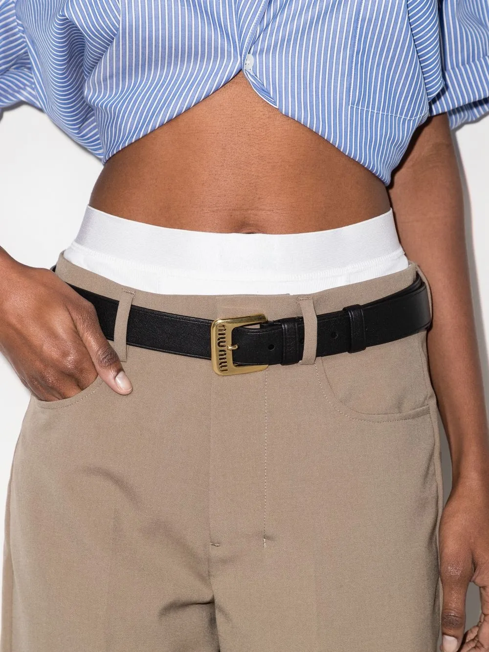 Miu miu clearance belt