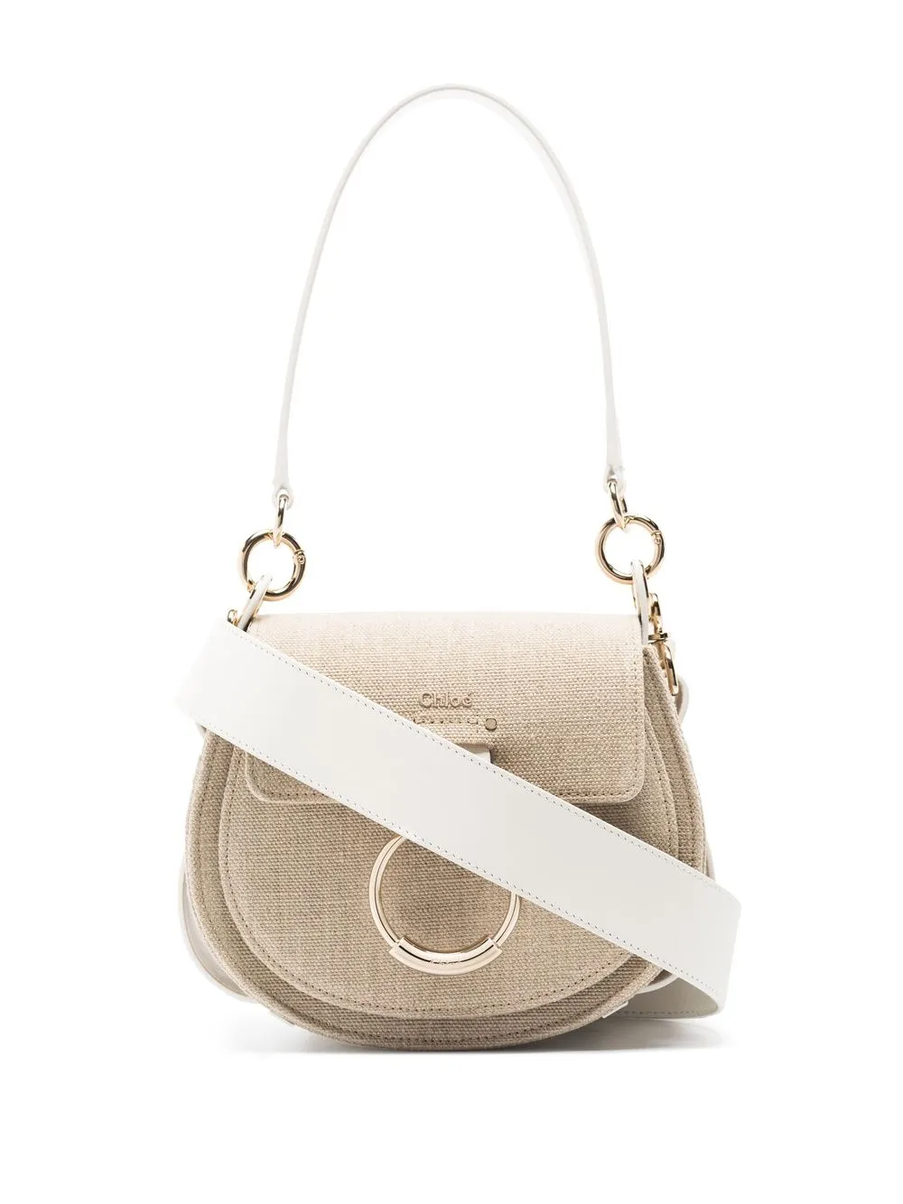 

Chloé bolsa crossbody Tess pequeña - Neutro