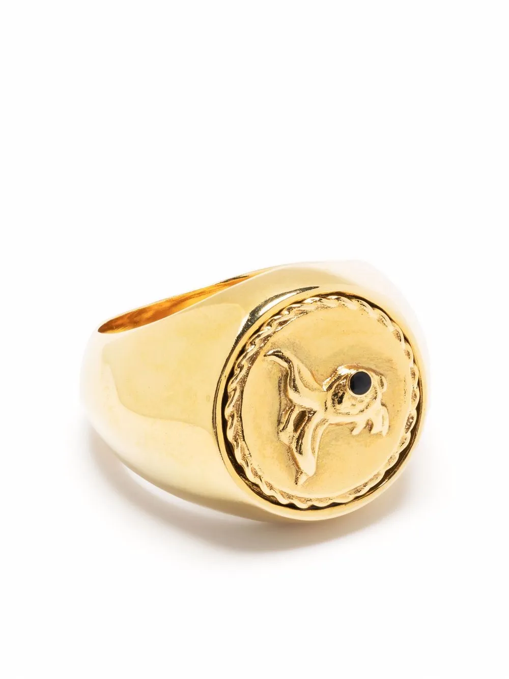 

Goossens anillo de sello Talisman Pisces - Dorado