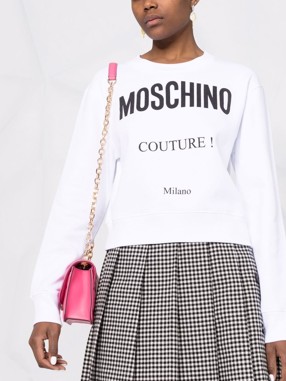 фото Moschino толстовка с логотипом