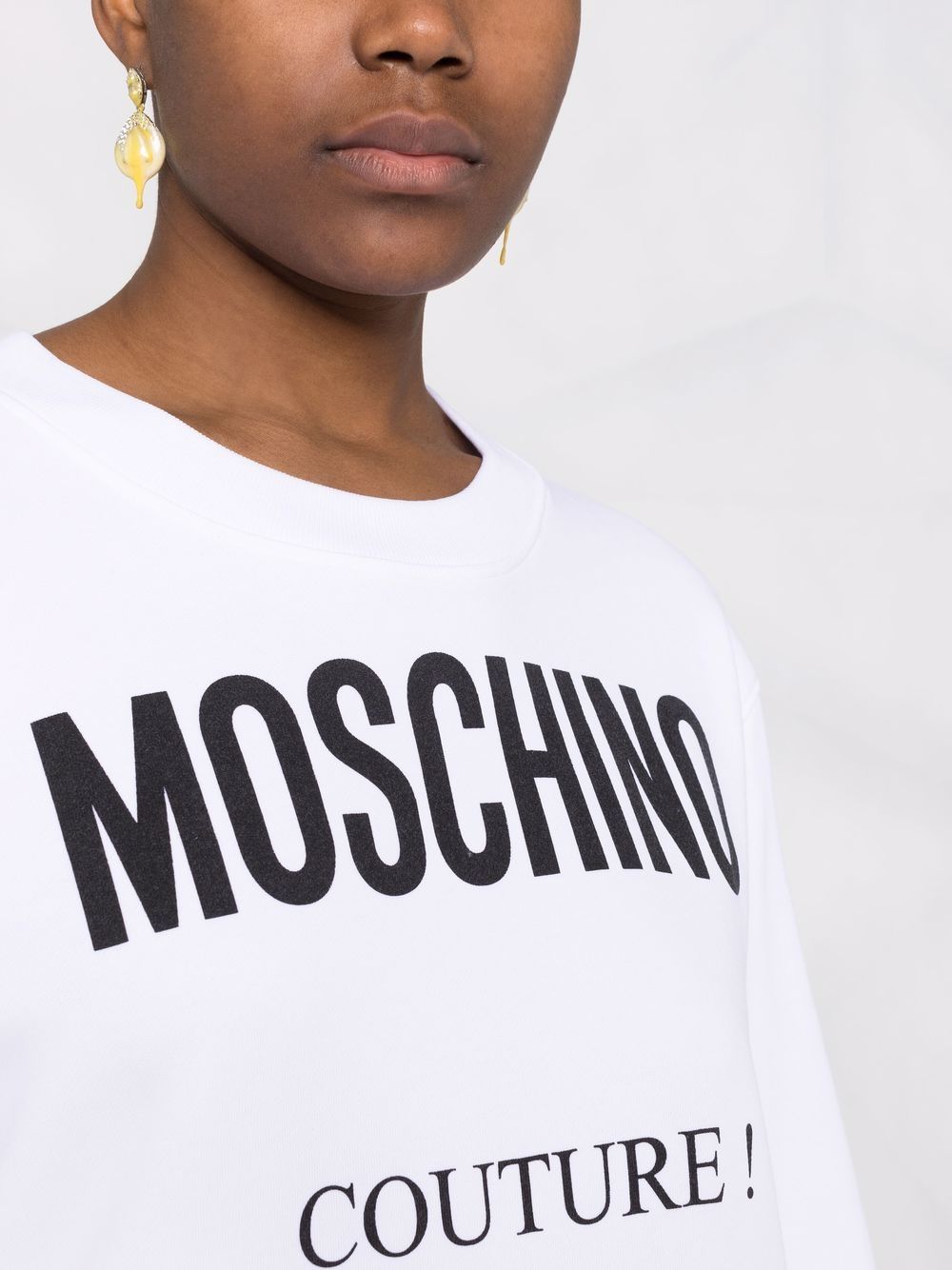 фото Moschino толстовка с логотипом