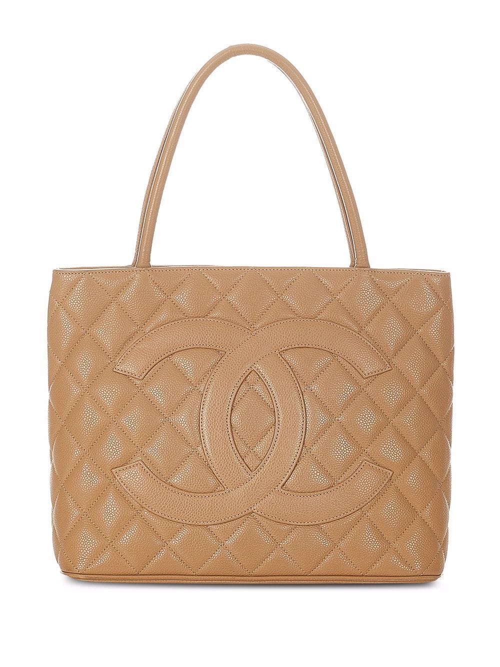 фото Chanel pre-owned сумка-тоут medallion 2000-2002 годов