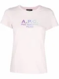 A.P.C. Rue Madame Paris cotton T-shirt - Pink