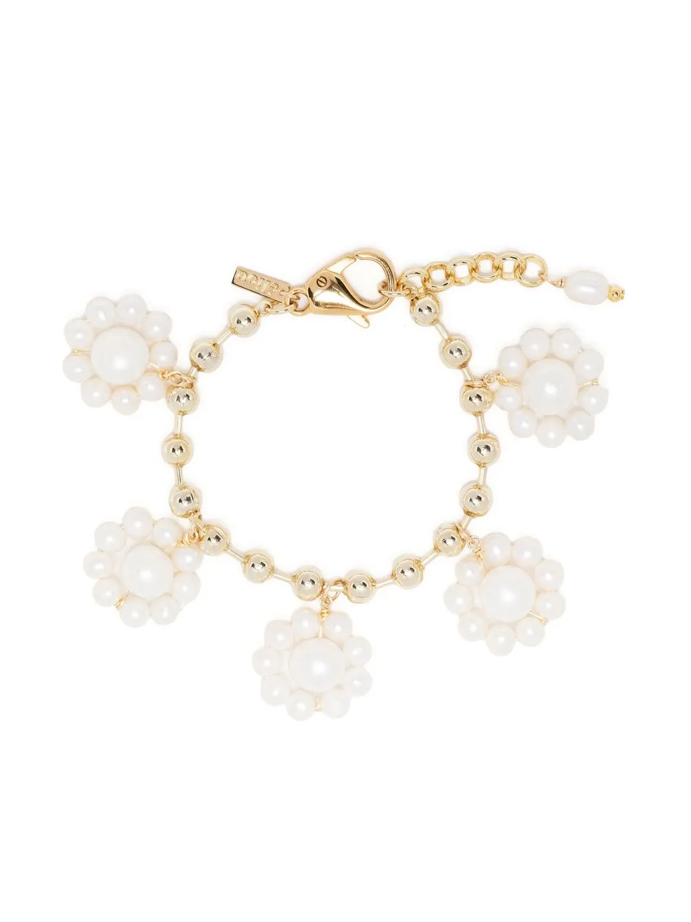 

éliou Linz flower-charm bracelet - Gold