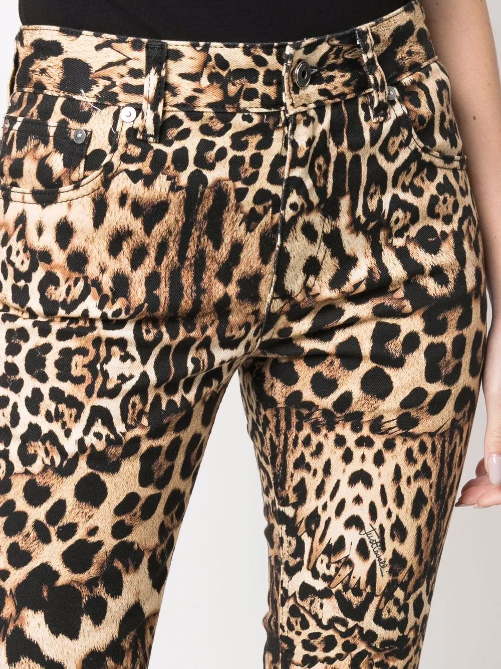 фото Just cavalli брюки с леопардовым принтом