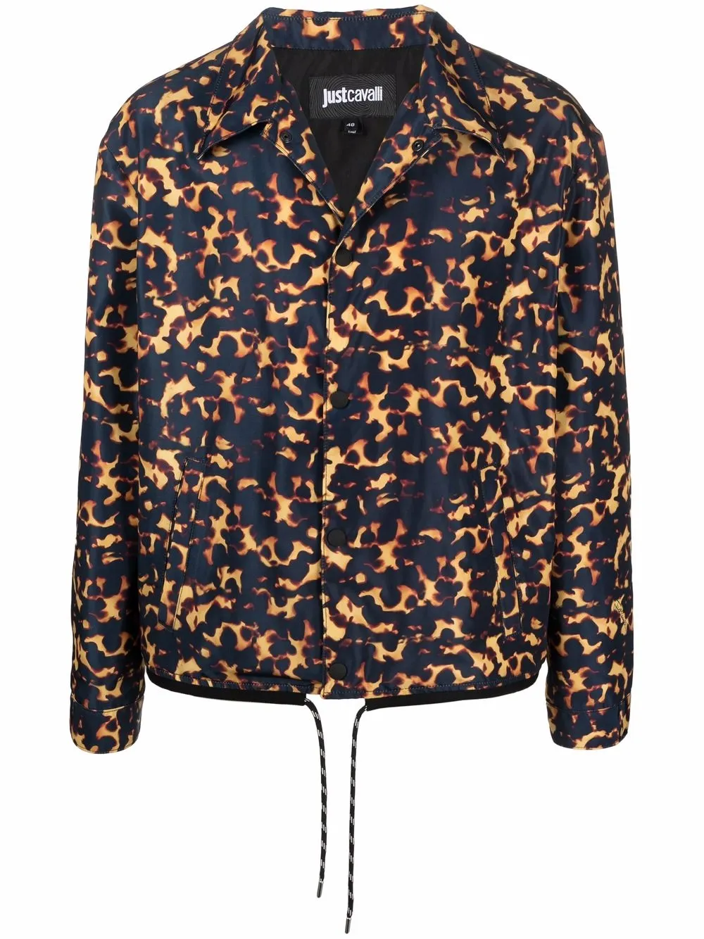 

Just Cavalli sobrecamisa con estampado gráfico - Negro