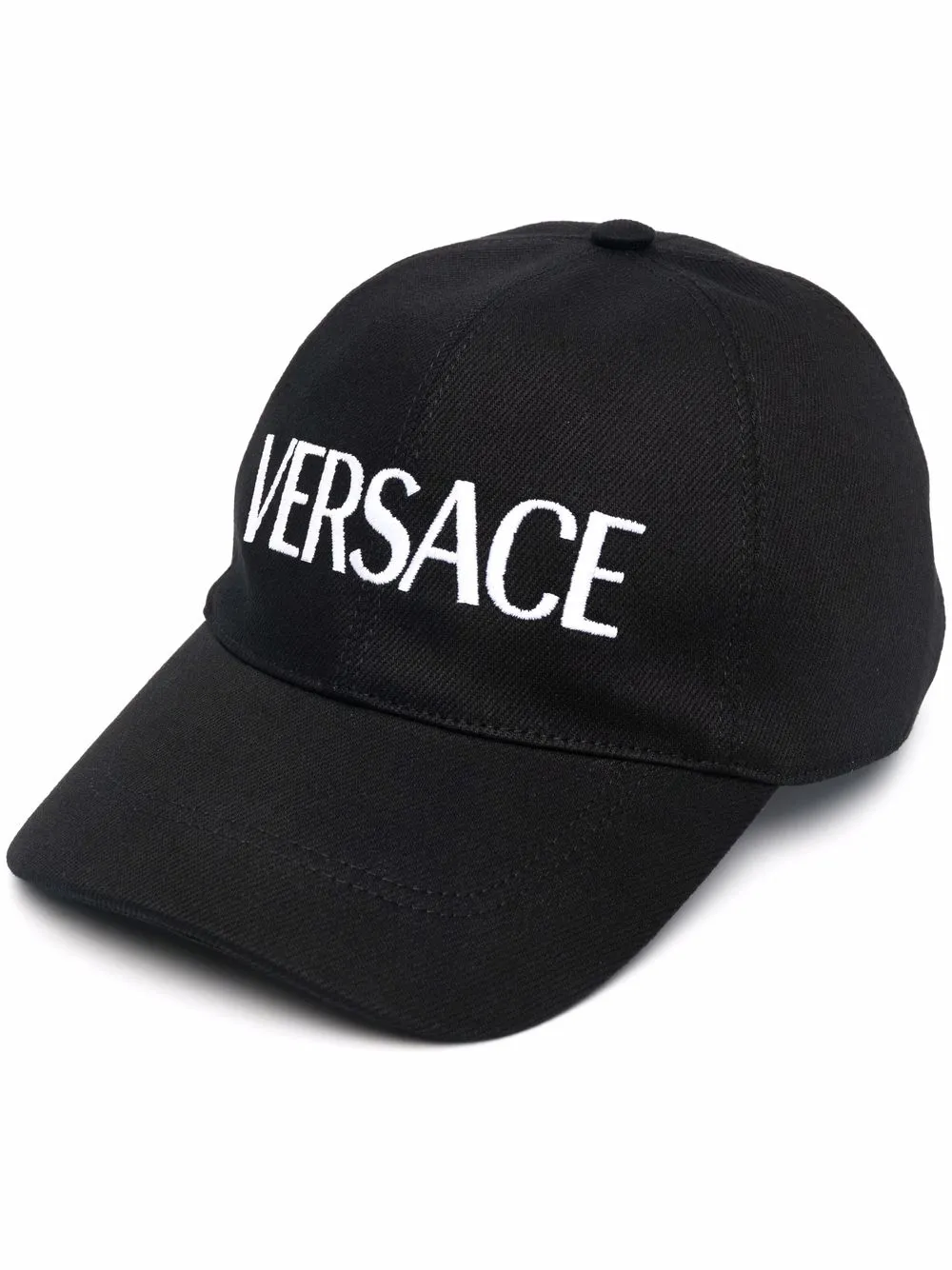 

Versace gorra con logo estampado - Negro