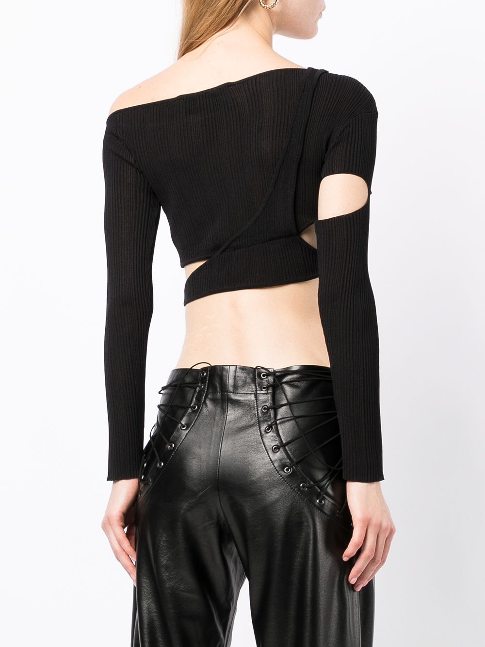 фото Aya muse vercelli asymmetric cropped top