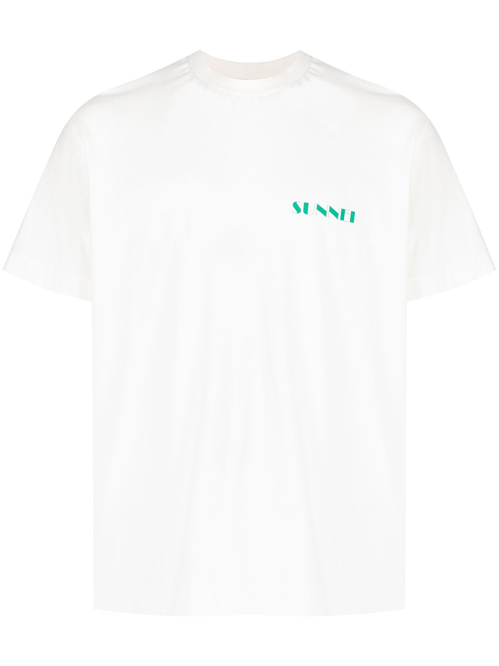 фото Sunnei mini logo cotton t-shirt