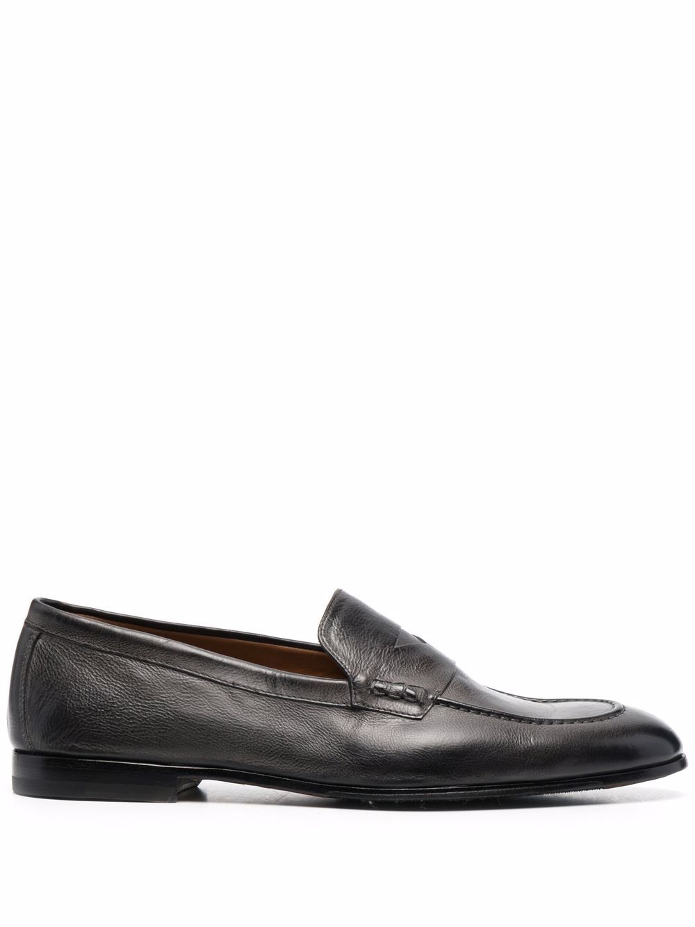 фото Doucal's leather slip-on loafers