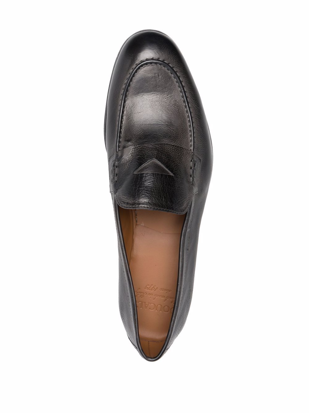 фото Doucal's leather slip-on loafers