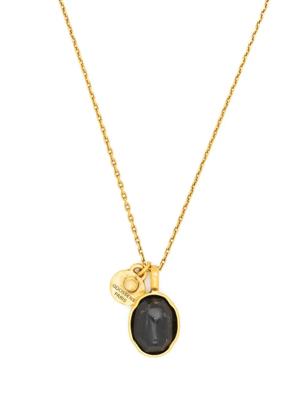 

Goossens Talisman cabochon necklace - Gold